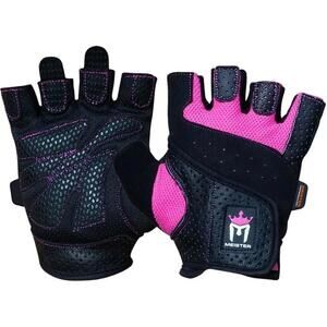 MEISTER PINK WOMEN'S FIT WEIGHT LIFTING GLOVES Ladies Gym Workout CrossFit SZ M